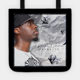 Lyrical Chris Prewrite Album Cover Art Tote