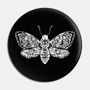 Dead head moth Pin