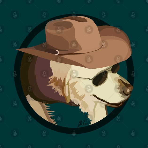 Jasper the Cowboy Retriever by BattleBirdProductions