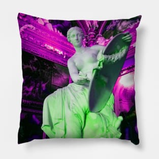 Party in Florence, Italy! Fine Art Statue Photo Edit Pillow