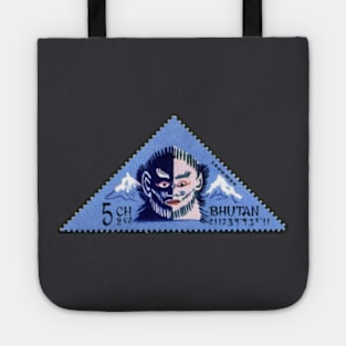 Bhutan Postage Stamp - Yeti / Abominable Snowman Tote