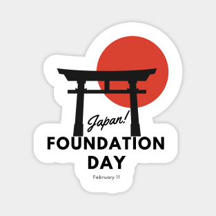 Japan National Foundation Day February 11 Magnet