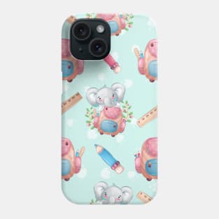 Cute Elephant Animal Pattern Phone Case