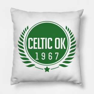 Celtic Ok (Lisbon Lions Flag) Pillow