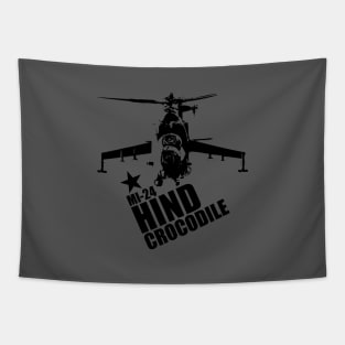 MI-24 Hind Crocodile Tapestry