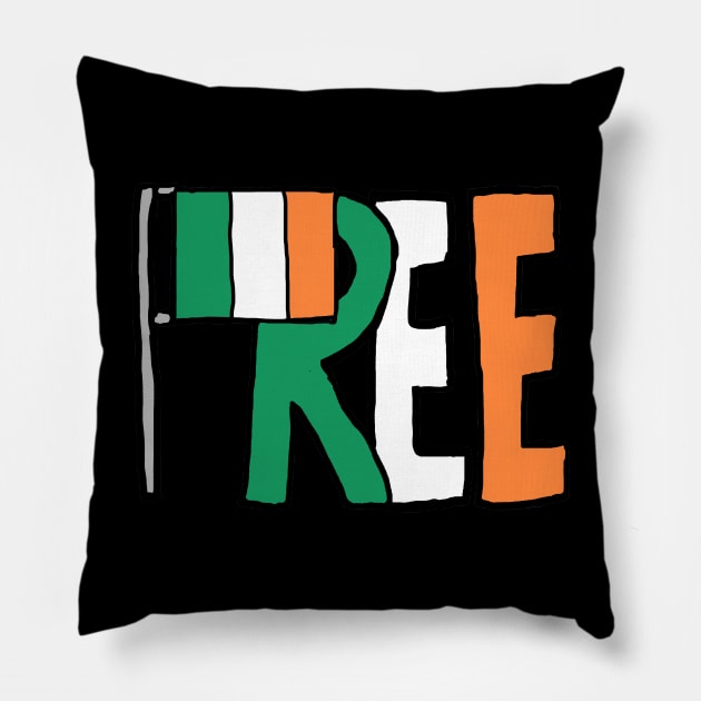 Free Ireland Pillow by Mark Ewbie