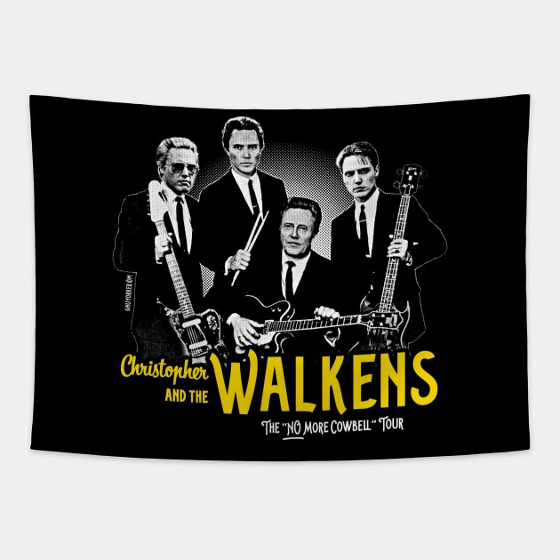 Christopher Walken Band Shirt Tapestry by UselessRob