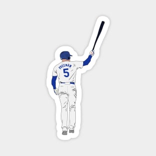 Freddie Freeman World Series Los Angeles Baseball Magnet