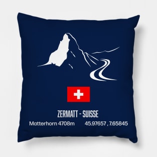 Zermatt Matterhorn Pillow