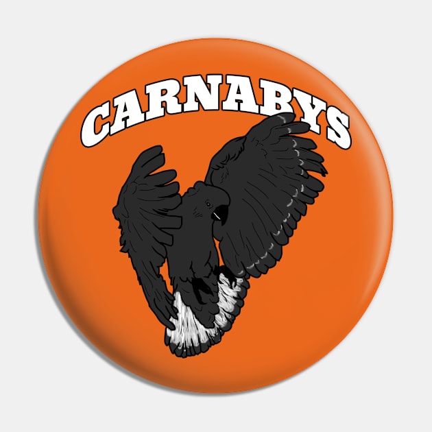 Carnabys Mascot Pin by Generic Mascots