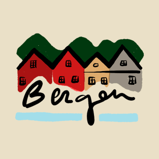 Bergen Houses Norway T-Shirt