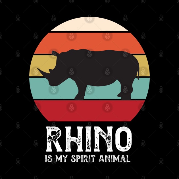 Rhino spirit animal by Mako Design 