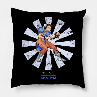 Street Fighter Chun Li Retro Japanese Pillow