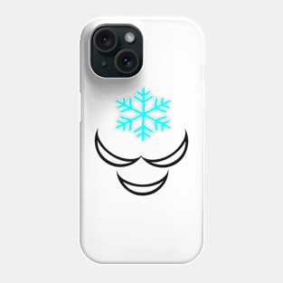 snow smile face Phone Case