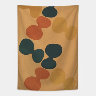 Nordic Earth Tones - Abstract Shapes 6 Tapestry