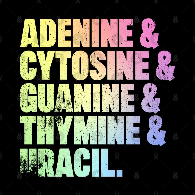 Adenine & Cytosine & Guanine & Thymine & Uracil by ScienceCorner