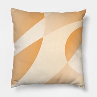 Apricot Abstract. Pillow