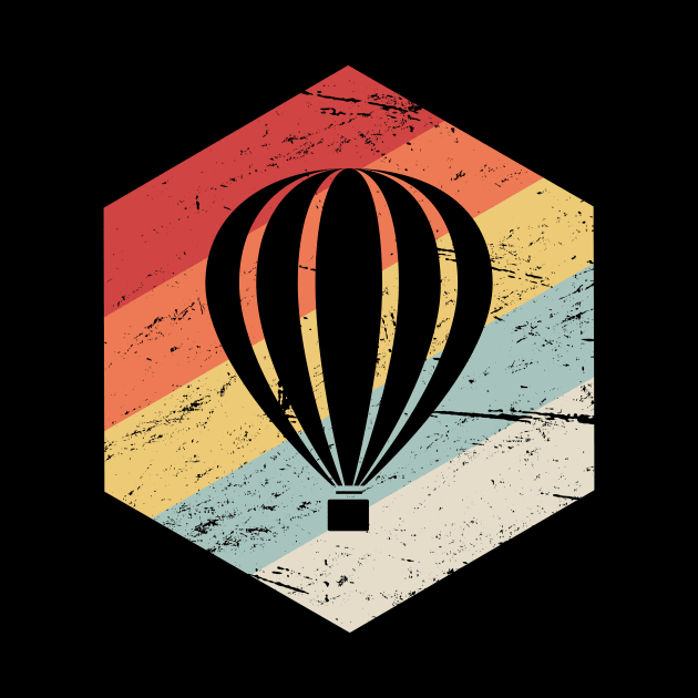 Retro Vintage Hot Air Balloon Graphic by MeatMan