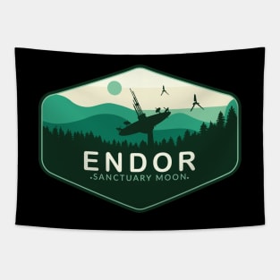 Endor Sanctuary Moon Tapestry