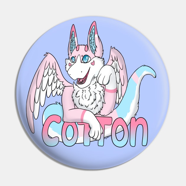 Cotton Pin by WolfCatCreations