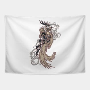 Vicar Amelia - Bloodborne (white dress, no text version) Tapestry