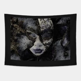 Nox Masquerade Mask Tapestry