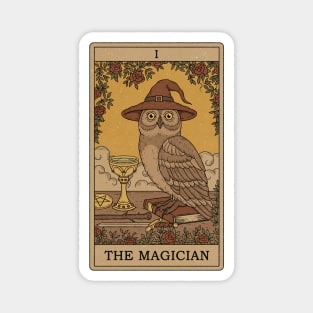 The Magician - Owls Tarot Magnet