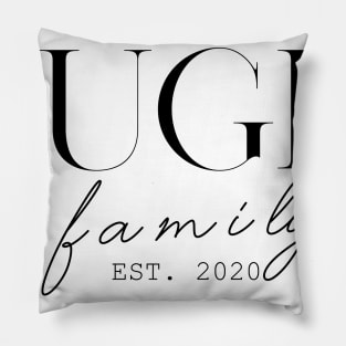 Pugh Family EST. 2020, Surname, Pugh Pillow