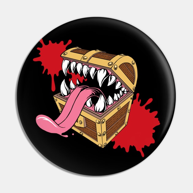 Monster Chest Pin by Pixeleyebat