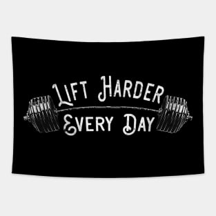 Lift harder every Day Workout Tapestry