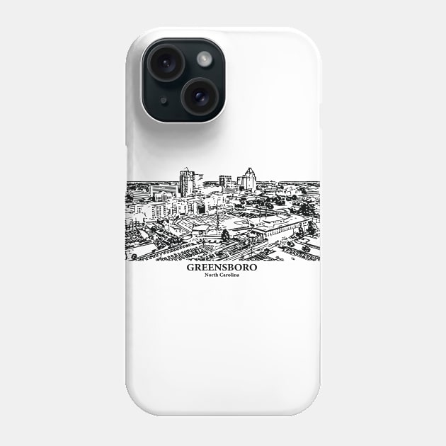 Greensboro - North Carolina Phone Case by Lakeric