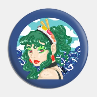 Sushi Goddess Pin