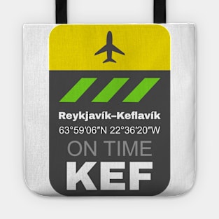 Reykjavik Keflavik KEF Tote