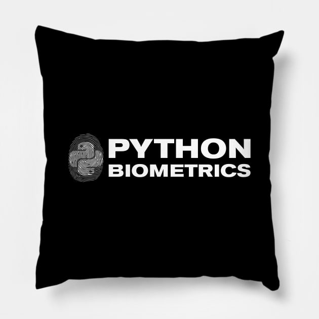 Python Biometrics Pillow by Peachy T-Shirts