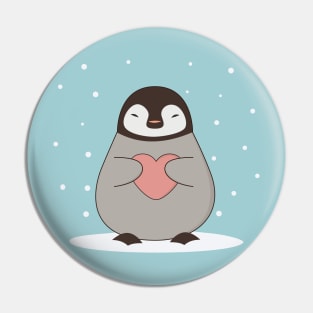 Kawaii Cute Winter Penguin Pin