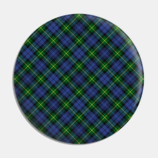 Clan Gordon Tartan Rotated Pin