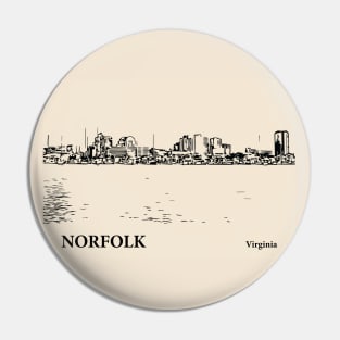 Norfolk - Virginia Pin