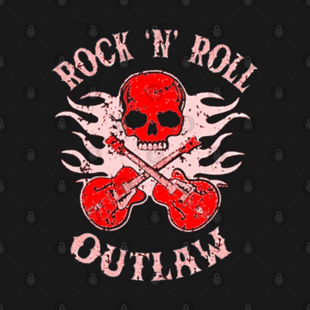 Rock 'n' Roll Outlaw (Colour 2) by CosmicAngerDesign