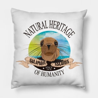 Galapagos Islands Heritage of Humanity Pillow