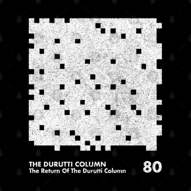 The Return Of The Durutti Column / Minimalist Design Artwork by saudade