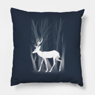 Snow Deer Pillow