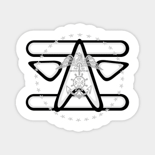 Navy - Eagle Star Magnet