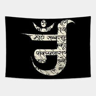 Jainism Aum Symbol Tapestry