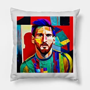 digital image  of Messi Pillow