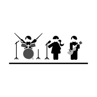 Music band flat design T-Shirt