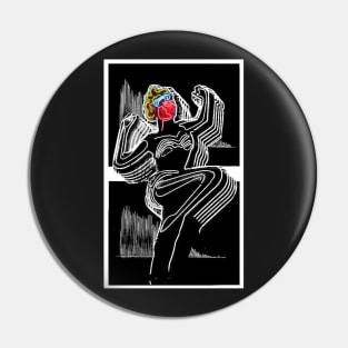 Tillie the Neon Sign Pin