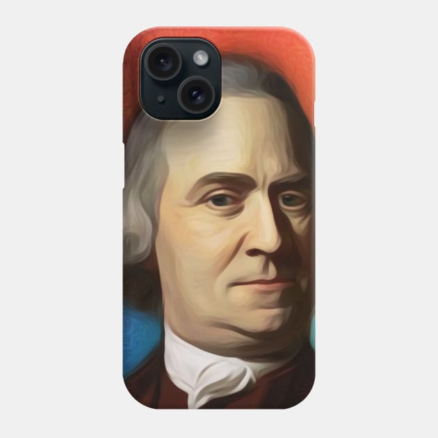 Samuel Adams Portrait | Samuel Adams Artwork Phone Case by JustLit