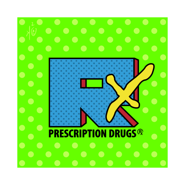 Pharmacy Pop Art 80s 90s MTV Parody by RxBlockhead