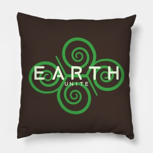 Earth Unite Earth Tribe Earth Nation Earth Warrior Pillow