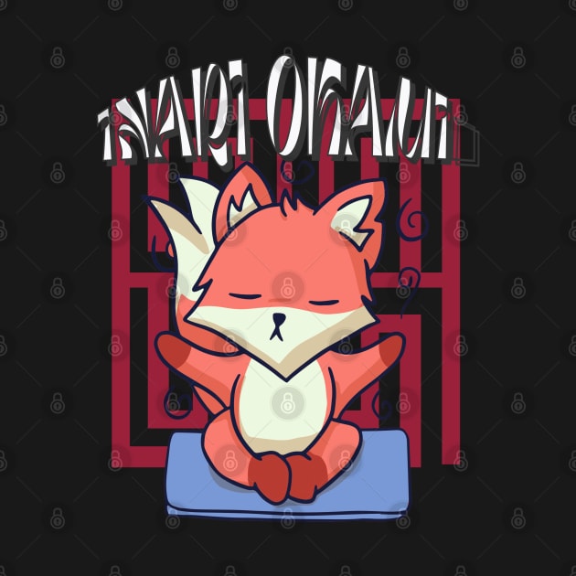 Kawaii Inari Okami Red Fox by Apache Sun Moon Rising